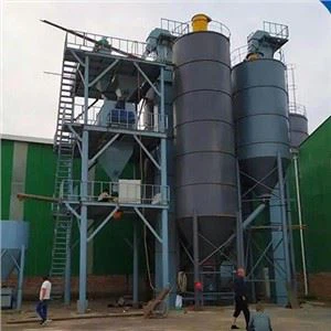Planta de concreto em lote seco
