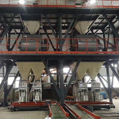Linha de produção de argamassa de isolamento