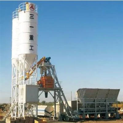 Planta de lote de concreto pequena usada