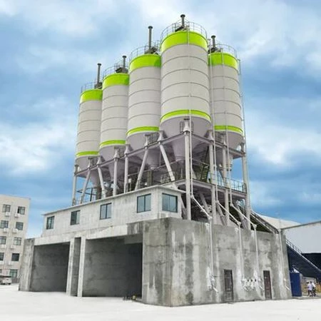 Misturador de concreto em lote